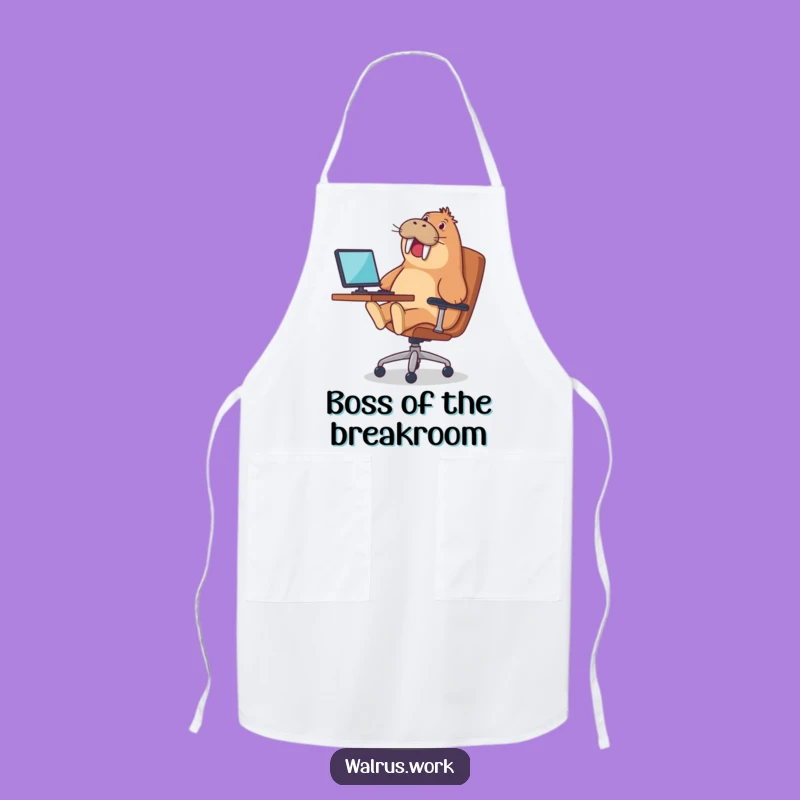 Funny Walrus Apron: Rolling into the Kitchen with Fun