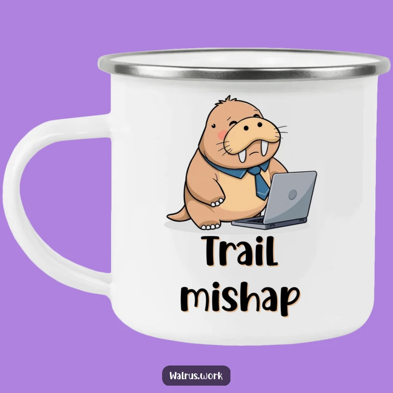 Funny Walrus Adventure Mug: Embrace Chaos on Every Trail