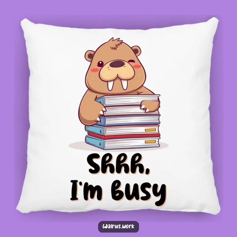 Funny Walrus Winking Pillow: Add Comfort and Comedy to Your Space