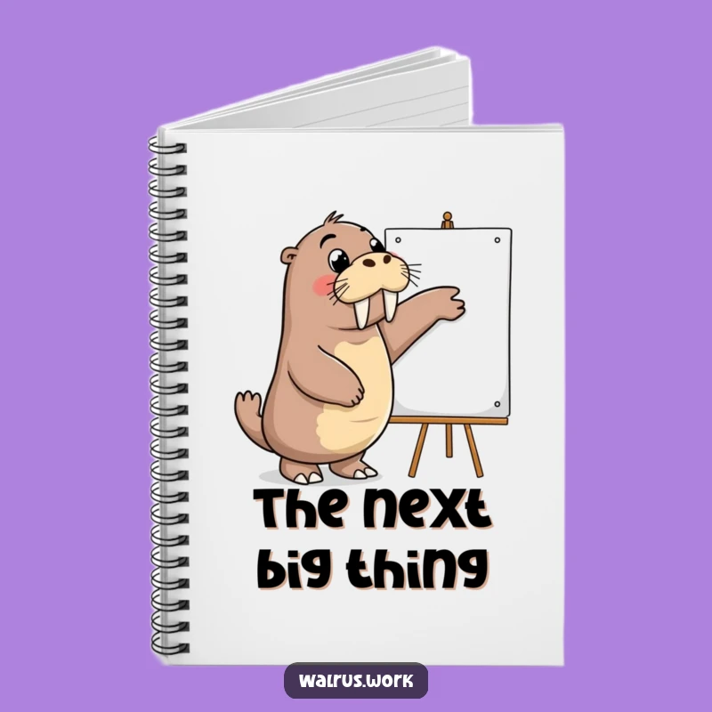 Funny Idea Walrus Notebook: Capture Your Thoughts, Perfect Funny Gift