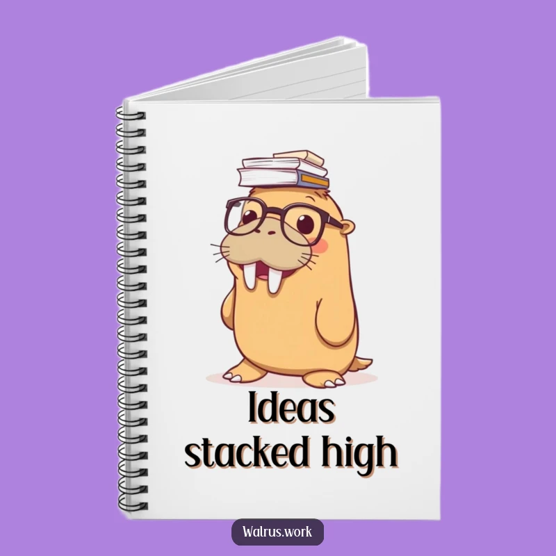Funny Walrus Notebook: Hilarious Journal for Your Brilliant Ideas!